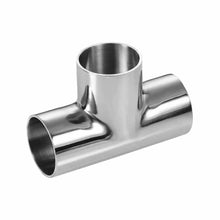 2.500" OD 16ga Short Tee Butt-Weld - (7WWW) - Polished OD/ID - 304 Stainless