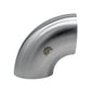 4.000" OD 14ga Tight Radius Butt-Weld 90° Elbow - (2WCL - Special) - Polished OD/ID - 316L Stainless