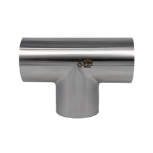 2.500" OD 16ga Long Tee Butt-Weld - (7W) - Polished OD/ID - 316L Stainless