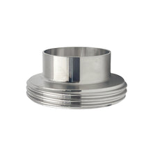 1.500" Bevel Seat Long Threaded Ferrule - (15A) - 304 Stainless