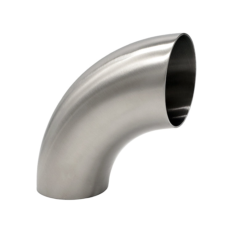 0.500" OD 16ga Butt-Weld 90° Elbow - (2WCL) - Polished OD/ID - 304 Stainless