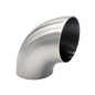 2.000" 16ga Tight Radius Butt-Weld 90° Elbow - (2WCL - Special) - Polished OD/ID - 304 Stainless
