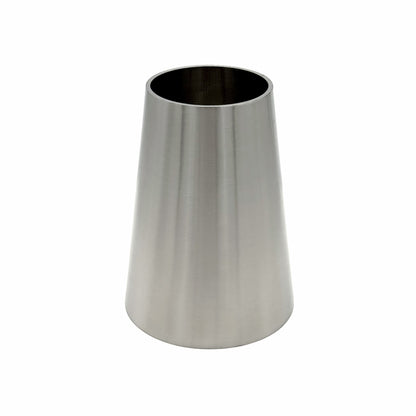 2.000" x 1.500" 16ga Butt-Weld Concentric Reducer - (31W) - Polished OD/ID - 304 Stainless
